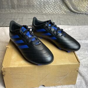 Didas Goletto VIII FG J Kids Size 6 Black Blue Soccer Cleats Futurecore Athletic